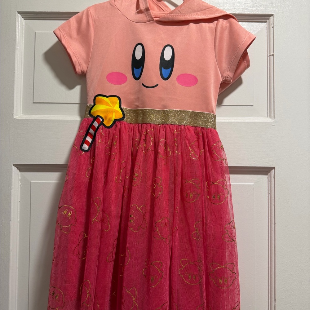 Kirby Pink & Hot Pink Star Wand Dress